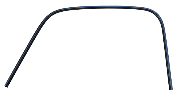 '47-'54 OUTER WINDOW TRIM, DRIP RAIL, LH