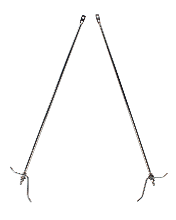'47-'54 STAINLESS STEEL FIREWALL TO FENDER BRACE SET