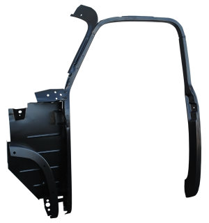 '52-'55 COMPLETE OUTER DOOR FRAME ASSEMBLY WITH KICK PANEL, DRIVER'S SIDE