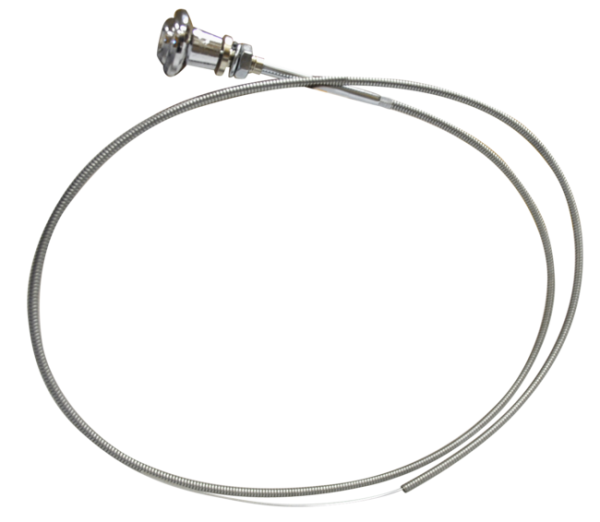 '55-'59 CHOKE CABLE W/CHROME KNOB - Image 2