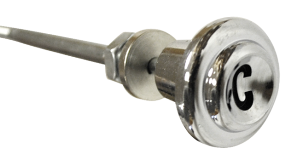 '55-'59 CHOKE CABLE W/CHROME KNOB
