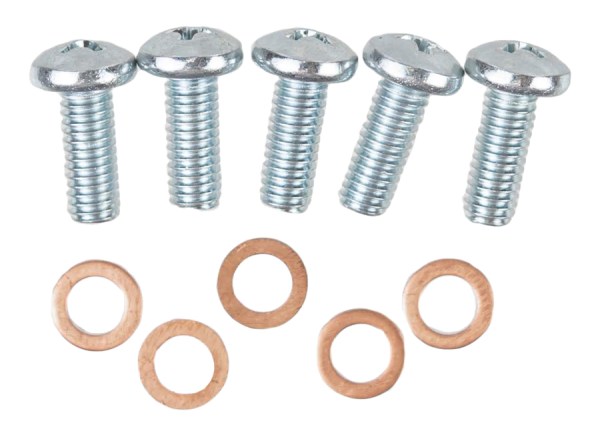 '55-'59 FUEL SENDING UNIT SCREWS WITH CRUSH WASHERS (10PC)