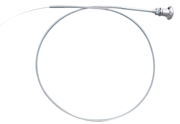 55-59 THROTTLE CABLE W/CHROME KNOB