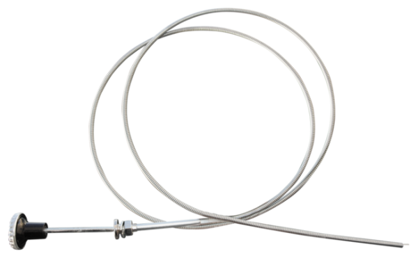 '60-'63 THROTTLE CABLE AND KNOB - Image 2