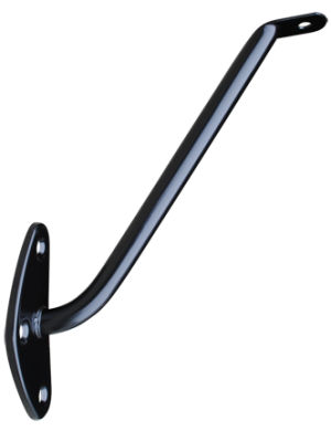 '67-'70 MIRROR ARM (PTD BLK), DRIVER'S SIDE