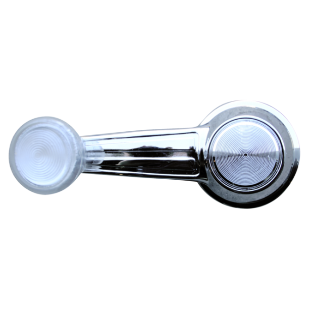 Chrome Window Crank Handles (Pair) For 1967-76 Chevy & GMC Pickup Trucks – Clear Knob