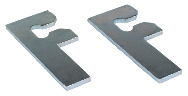'67-'72 INNER FENDER TO FIREWALL "F" SHIM PACK, 2PC
