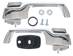 '67 OUTSIDE DOOR HANDLE SET W/HARDWARE
