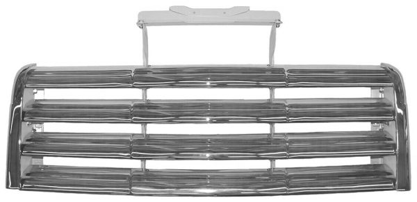 '47-'53 Grill Assembly - Chrome with Ivory Colored Black Bars