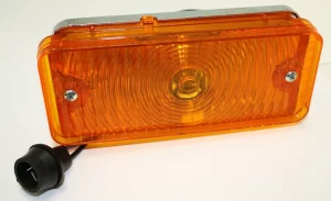 '67-'68 Park Light Assembly - L/H with Amber Lens
