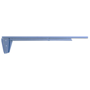 '67-'72 LOWER DOOR GLASS CHANNEL, LH