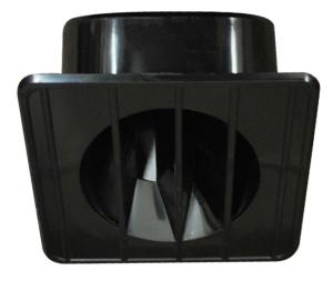 '67-'72 TOP DEFROST VENT (BLACK) PASSENGER'S SIDE