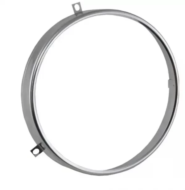 '41-'54 / '62-'72 Headlight Retaining Ring - 7" Polished Stainless Steel