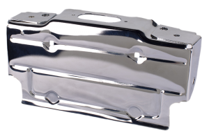 '67-'87 REAR LICENSE PLATE BRACKET; CHROME
