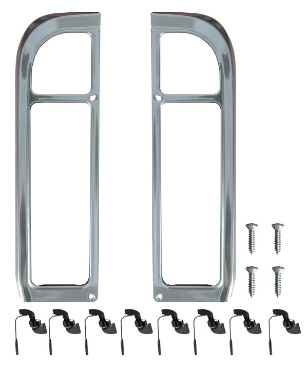 '69-'72 TAIL LIGHT BEZEL KIT, 16PC