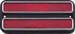 '68-'72 DELUXE REAR SIDE MARKER LAMP RED