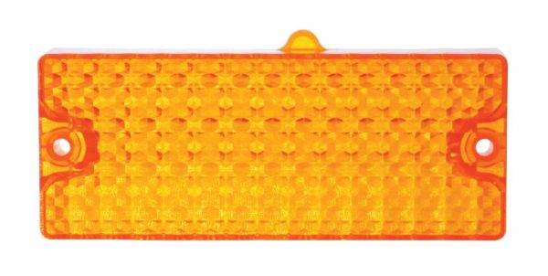 '69-'70 PARKING LAMP LENS, PASSENGER'S SIDE AMBER