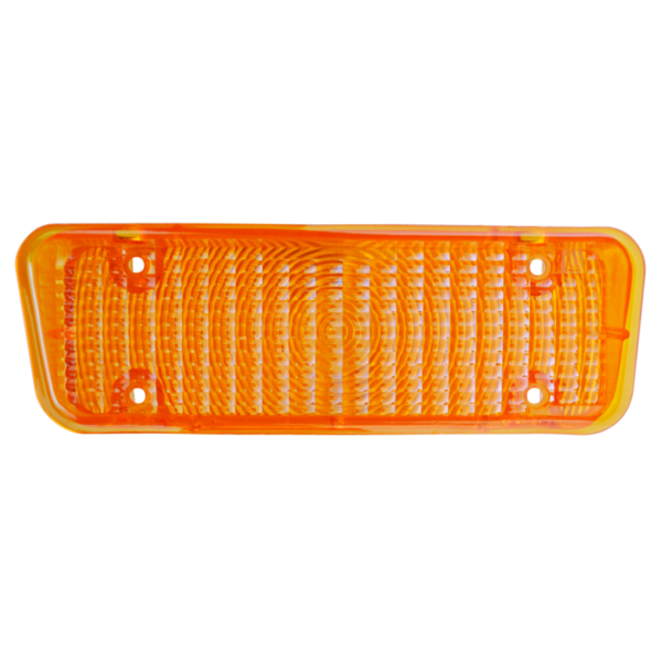 '71-'72 PARKING LAMP LENS, DRIVER'S SIDE AMBER
