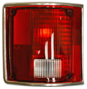 '78-'91 TAIL LIGHT ASSEMBLY WITH CHROME TRIM, DRIVER'S SIDE