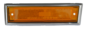 '81-'87 FRONT SIDEMARKER, DRIVER'S SIDE, W/TRIM