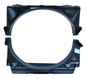 '81-'91 FAN SHROUD, 2PC, 305/350 W/O AC