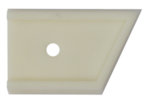 '85-'87 BOWTIE EMBLEM SPACER FOR DUAL HEADLIGHT GRILLES, LH