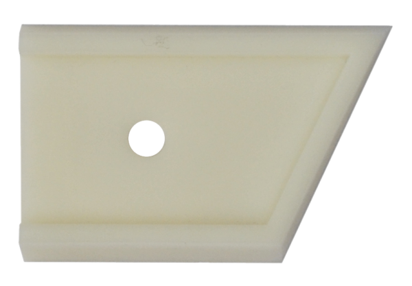'85-'87 BOWTIE EMBLEM SPACER FOR DUAL HEADLIGHT GRILLES, LH