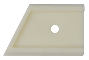 '85-'87 BOWTIE EMBLEM SPACER FOR DUAL HEADLIGHT GRILLES, RH
