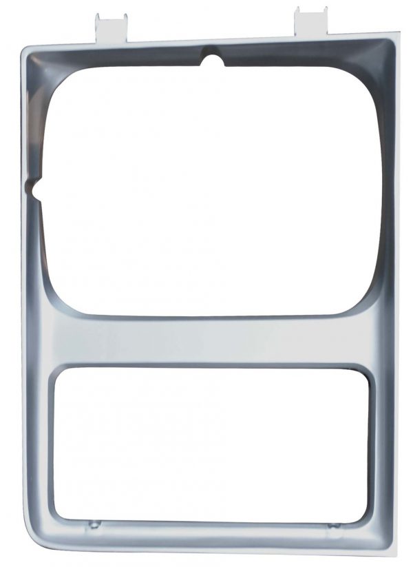 '85-'87 HEADLIGHT BEZEL FOR SINGLE HEADLIGHT, RH, SILVER