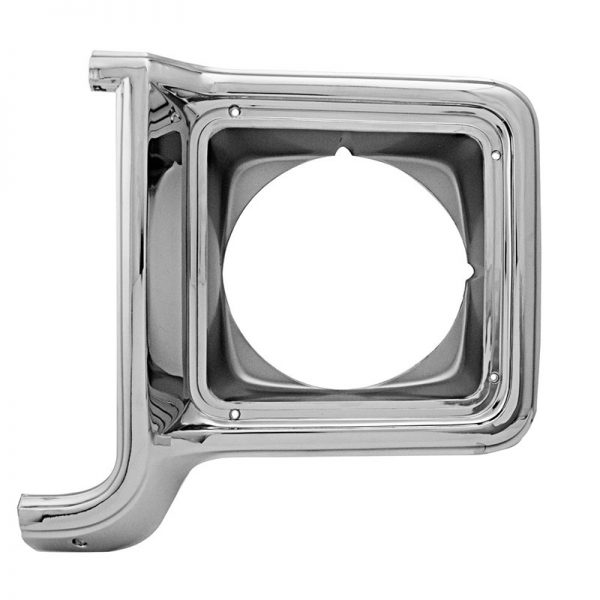 '73-'78 Headlight Bezel - L/H Chrome Plastic