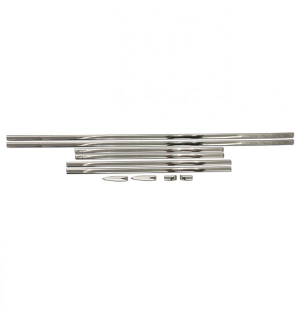 '62-'66 GMC Fleetside 10 Piece Molding Kit with Clips - Longbed