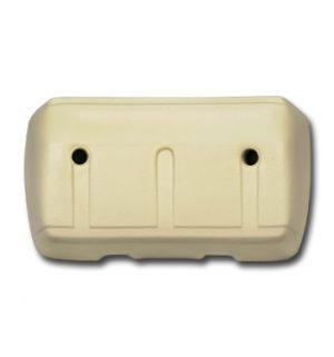 '67-'71 Arm Rest with Mounting Hardware - Parchment