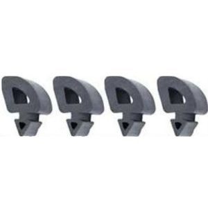 '67-'72 Hood Side Bumper Kit - 4 Piece
