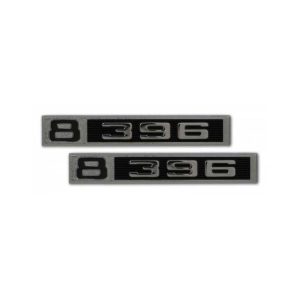 '69-'72 Fender Side Emblem Pair with Fasteners - "8-396"