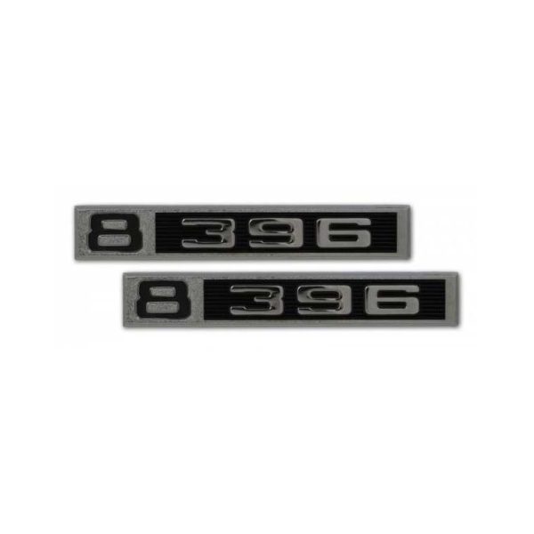 '69-'72 Fender Side Emblem Pair with Fasteners - "8-396"