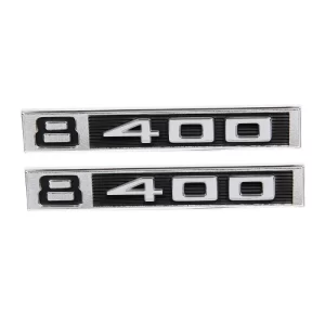 '69-'72 Fender Side Emblem Pair with Fasteners - "8-400"
