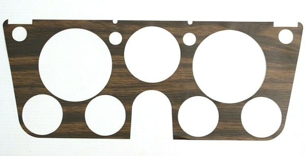'69-'72 Dash Bezel Instrument Bezel Applique - Woodgrain
