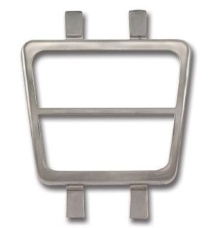 '69-'72 Park Brake Pedal Trim - Deluxe Polished Stainless Steel