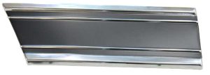 '69-'72 Rear Lower Fender Molding - Black