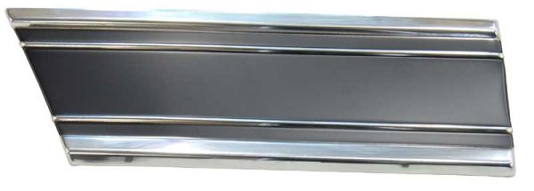 '69-'72 Rear Lower Fender Molding - Black