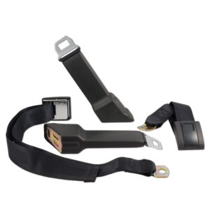'67-'72 Seat Belt Set - Black Original Style