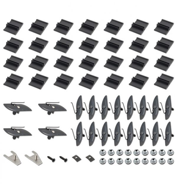 '69-'72 Upper Molding Complete Clip Set - Longbed Adhesive and Metal Type