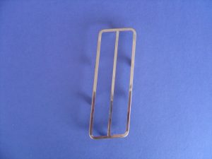 '71-'72 Accelerator Pedal Trim - Deluxe Polished Stainless Steel