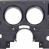 '75-'77 Dash Instrument Bezel without AC - Black with Chrome Details