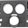 '75-'77 Dash Instrument Bezel without AC - Black with Chrome Details - Image 2