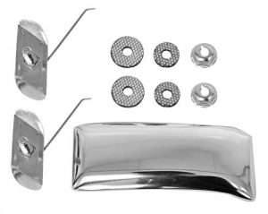 '62-'66 Upper Cab Molding with Clips - R/H