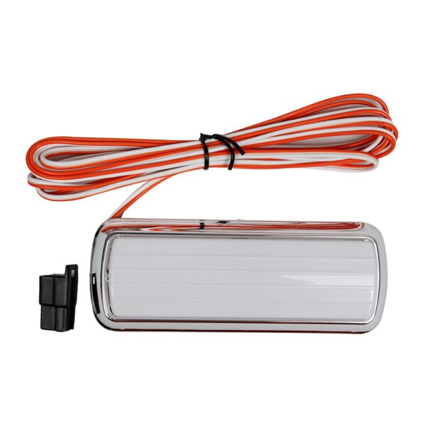'60-'72 Dome Lamp Assembly with Wiring - Chrome Base