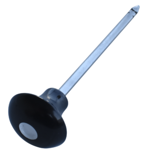 '54-'55 Headlight Switch Knob and Rod - Black