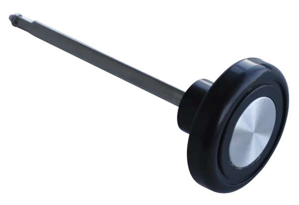 '68-'72 Headlight Switch Knob and Rod - Black and Polished Stainless Steel