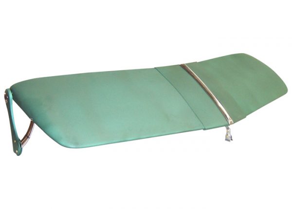 '47-'53 Exterior Windshield Sun Visor with Hardware - Aluminum